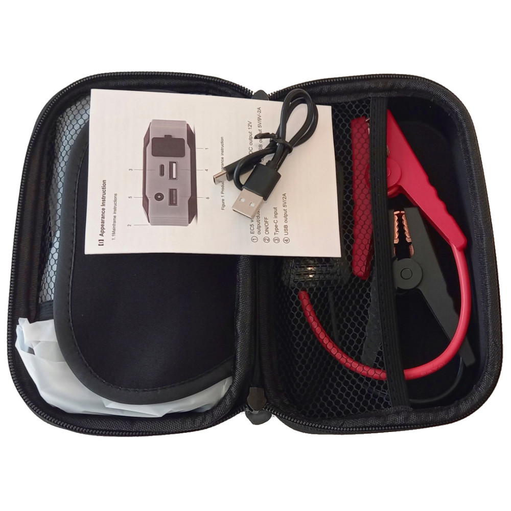 Jump Sarter Booster Powerbank 2000A 18.000mAh urządzenie wspomagające rozruch auta, quada, kosiarki - obrazek 6