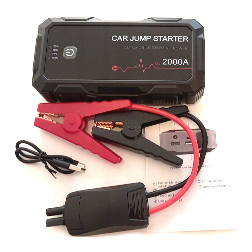 Jump Sarter Booster Powerbank 2000A 18.000mAh urządzenie wspomagające rozruch auta, quada, kosiarki - obrazek 7