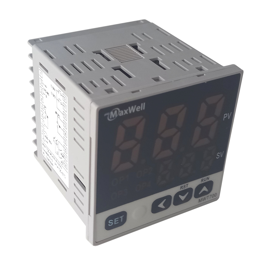 MWT700-96-4-R-R-NNN Cyfrowy przekaźnik czasowy 4 cykle / 2x REL / zas. 230VAC / 72x72mm - obrazek 2